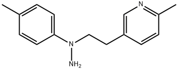 2-Methyl-5-(2-(1-p-tolylhydrazinyl)ethyl)pyridine 结构式