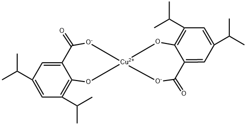 COPPER BIS-3,5-DIISOPROPYLSALICYLATE 结构式