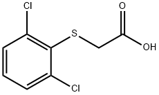 (2,6-二氯苯基硫)乙酸 结构式