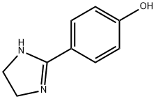 4-(4,5-四氢-1H-咪唑-2-基)苯酚 结构式