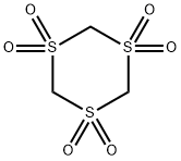 S--1,1,3,3,5,5-六氧化三噻烷 结构式