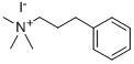 AMMONIUM, TRIMETHYL(3-PHENYLPROPYL)-, IODIDE 结构式