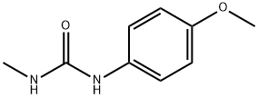 1-(4-METHOXYPHENYL)-3-METHYLUREA 结构式