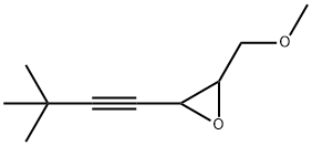 Oxirane, 2-(3,3-dimethyl-1-butynyl)-3-(methoxymethyl)- (9CI) 结构式