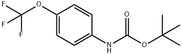 叔-丁基 (4-(三氟甲氧基)苯基)氨基甲酯 结构式