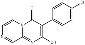 3-(p-Chlorophenyl)-2-hydroxy-4H-pyrazino[1,2-a]pyrimidin-4-one 结构式