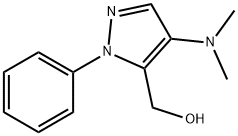 4-Dimethylamino-1-phenyl-1H-pyrazole-5-methanol 结构式