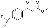 4-三氟甲基苯甲酰基乙酸甲酯 结构式