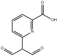 2-(2-羟基羰基-6-吡啶基)丙二醛 结构式