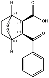 (1S,2S,3R,4R)-3-苯甲酰基双环[2.2.1]庚烷-2-羧酸 结构式