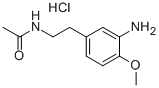 N-(3-AMINO-4-METHOXYPHENETHYL)ACETAMIDE HYDROCHLORIDE 结构式