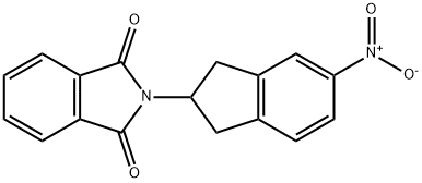 5-NITRO-2-PHTALIMIDOINDAN 结构式