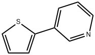 3-(2-噻吩基)吡啶 结构式