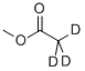 乙酸甲酯-D3 结构式