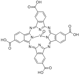 四羧基酞菁钒 结构式