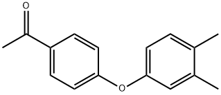 1-(4-(3,4-Dimethylphenoxy)phenyl)ethanone 结构式