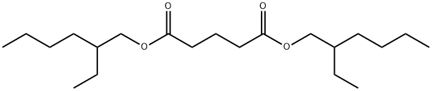 双(2-乙基己基)戊二酸酯 结构式