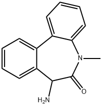 7-氨基-5-甲基-5H-二苯并[B,D]氮杂卓-6(7H) - 酮 结构式