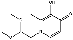4(1H)-Pyridinone, 1-(2,2-dimethoxyethyl)-3-hydroxy-2-methyl- (9CI) 结构式