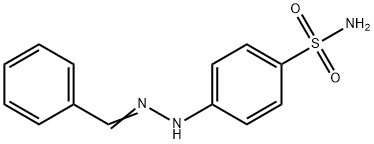 (E)-4-(2-benzylidenehydrazinyl)benzenesulfonamide 结构式