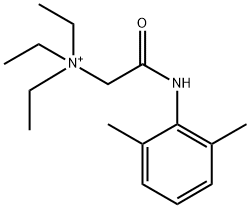 QX-314;LIDOCAINE N-ETHYL BROMIDE;N-(2,6-DIMETHYLPHENYLCARBAMOYLMETHYL)TRIETHYLAMMONIUM BROMIDE 结构式