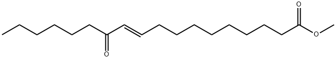 METHYL-12-OXO-TRANS-10-OCTADECENOATE 结构式