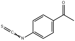 4-乙酰苯基硫氰酸酯 结构式
