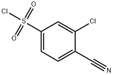 3-Chloro-4-cyanobenzene-1-sulfonylchloride