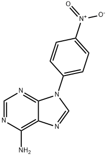 9-(PARA-NITROPHENYL)ADENINE 结构式