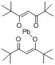 双(2,2,6,6,-四甲基-3,5-庚二酮酸)铅 结构式