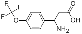 3-AMINO-3-(4-TRIFLUOROMETHOXY-PHENYL)-PROPIONIC ACID 结构式