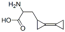 Cyclopropanepropanoic acid, alpha-amino-2-cyclopropylidene- (9CI) 结构式