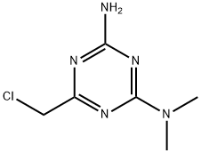 [4-氨基-6-(氯甲基)-S-三嗪-2-基]-二甲基-胺 结构式