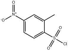 2-甲基-4-硝基苯磺酰氯 结构式