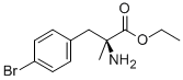 ALANINE, 3-(P-BROMOPHENYL)-2-METHYL, ETHYL ESTER 结构式