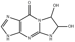9H-Imidazo[1,2-a]purin-9-one,  1,4,6,7-tetrahydro-6,7-dihydroxy-  (9CI) 结构式