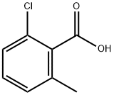 2-氯-6-甲基苯甲酸 结构式