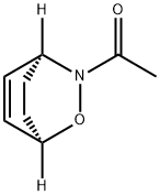 2-Oxa-3-azabicyclo[2.2.2]oct-5-ene, 3-acetyl-, (1R,4S)- (9CI) 结构式