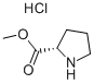 L-脯氨酸甲酯盐酸盐 结构式