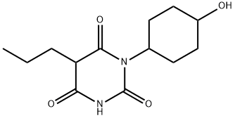 1-(4-Hydroxycyclohexyl)-5-propylbarbituric acid 结构式