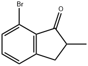 7-溴-2-甲基-1-茚酮 结构式