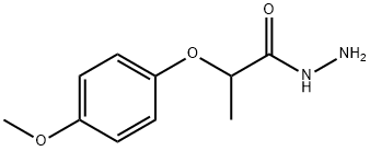 2-(4-甲氧基苯氧基)丙酰肼 结构式