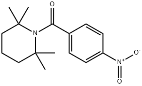 2,2,6,6-Tetramethyl-1-(4-nitrobenzoyl)piperidine 结构式