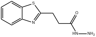 2-Benzothiazolepropionicacid,hydrazide(8CI) 结构式