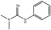 1,1-二甲基-3-苯基硒脲 结构式