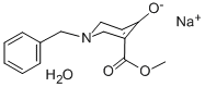 N-BENZYL-3-CARBOMETHOXY-4-PIPERIDONE, SODIUM SALT MONOHYDRATE, TECH. 结构式