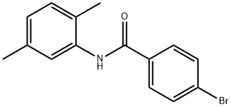 4-溴-N-(2,5-二甲基苯基)苯甲酰胺 结构式