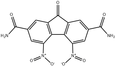 4,5-DINITRO-9-OXO-9H-FLUORENE-2,7-DICARBOXAMIDE 结构式