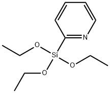 三乙氧基-2-吡啶硅烷 结构式