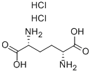 (5R,2R)-2,5-Diaminoadipic acid 2HCl 结构式